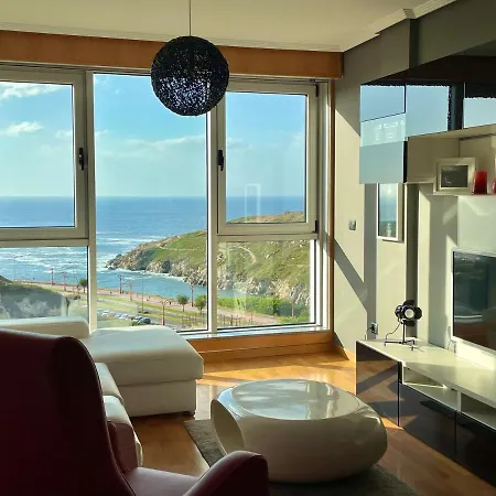 Parking, Vistas Al Mar Y Tres Habitaciones A Coruna Exterior photo
