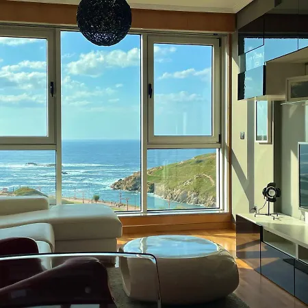 Parking, Vistas Al Mar Y Tres Habitaciones A Coruna Exterior photo