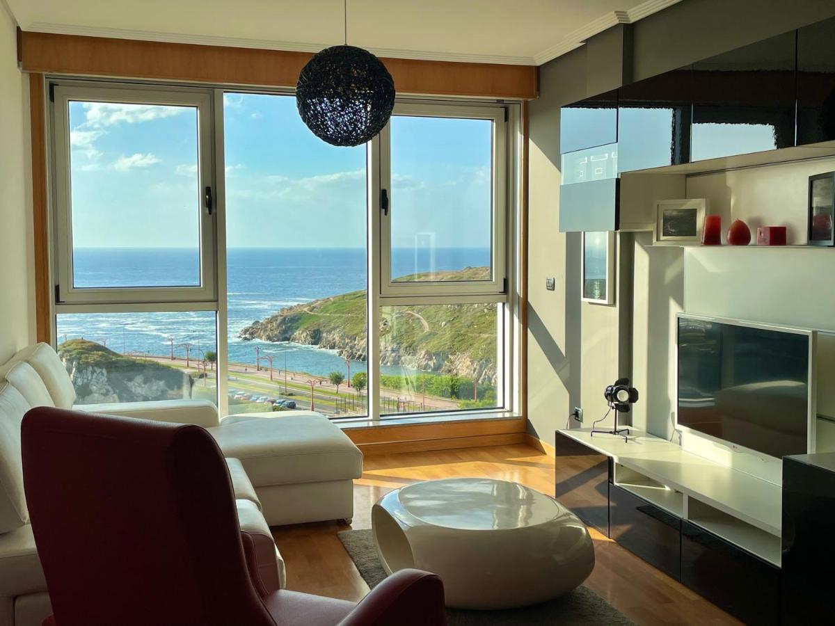 Parking, Vistas Al Mar Y Tres Apartment A Coruña